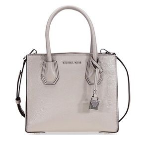 Michael Kors Mercer Pearl Grey Tote